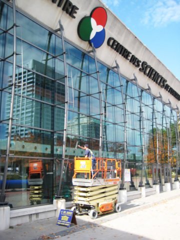 Ontario Science Centre - WINDOW CLEANING